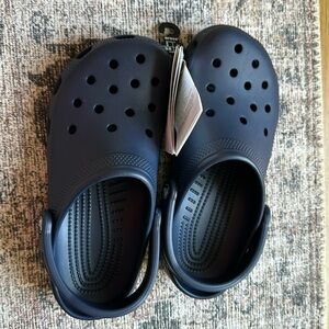 Croc’s Kids’ Classic Clog, Navy/Navy, 6 Big Kid -  NWT